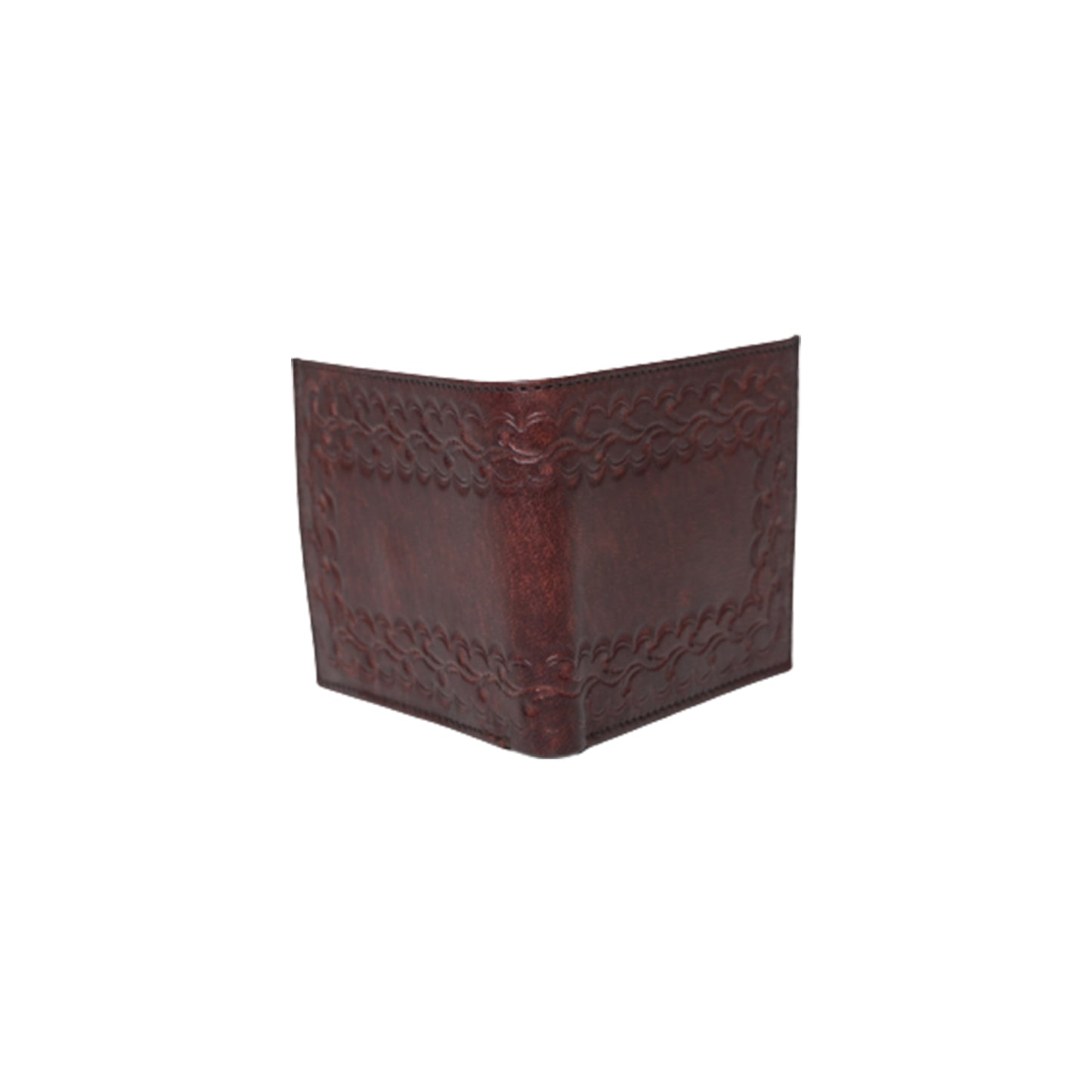 Hand made sleek leather plain wallet