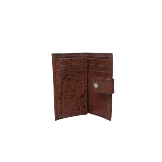 Hand made croco  finish leather wallets